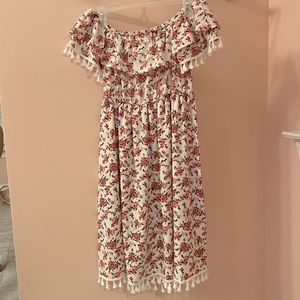 Off the shoulder dress worn once!